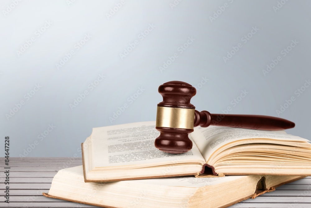 Law, Book, Gavel. Law, Book, Gavel.