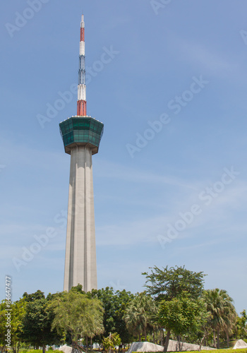Tower at Laemchabang seaport at Thailand