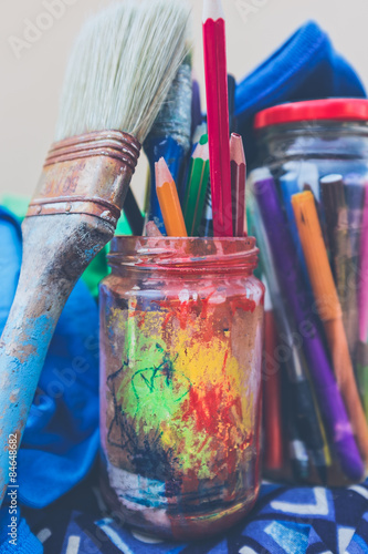 Painting and paint-brush series