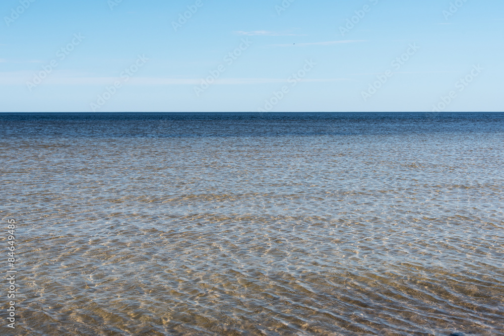 Calm in Baltic sea. Calm in Baltic sea.