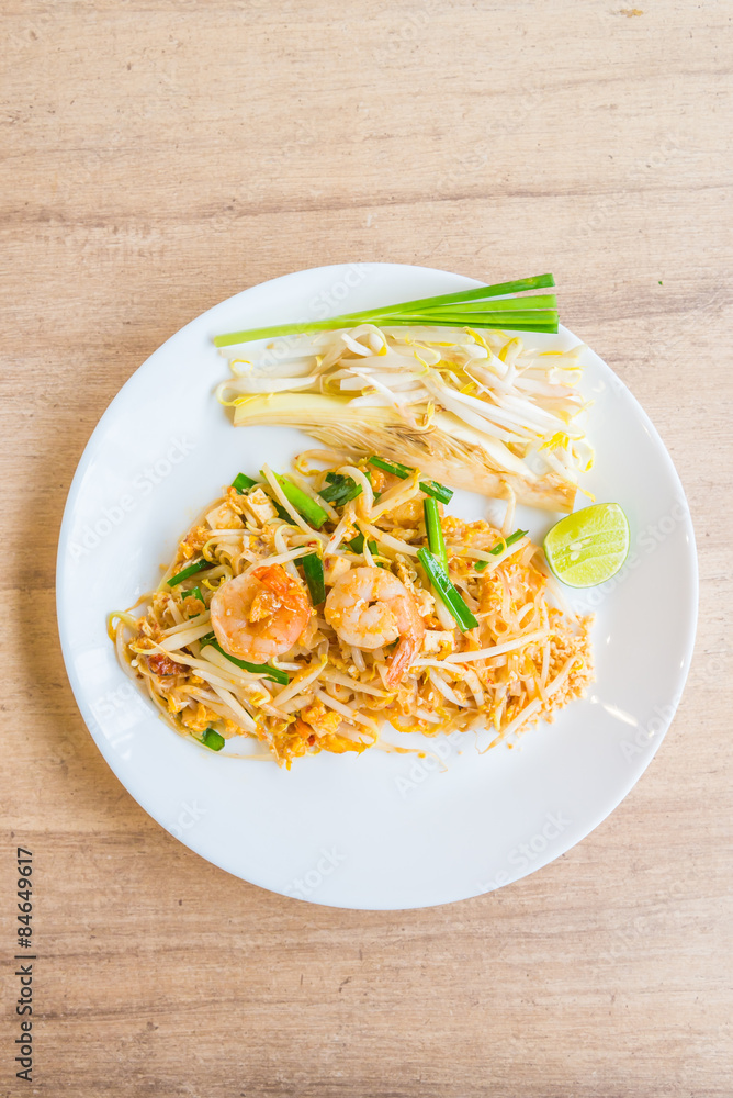 Fried thai noodles Fried thai noodles