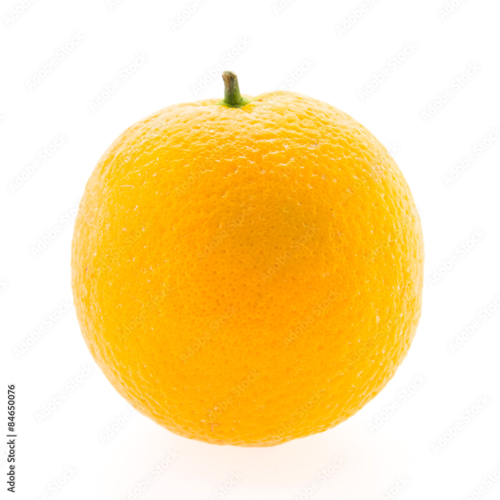 Orange fruit isolated on white background