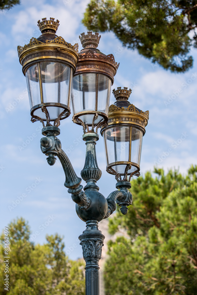 Vintage city streetlamp
