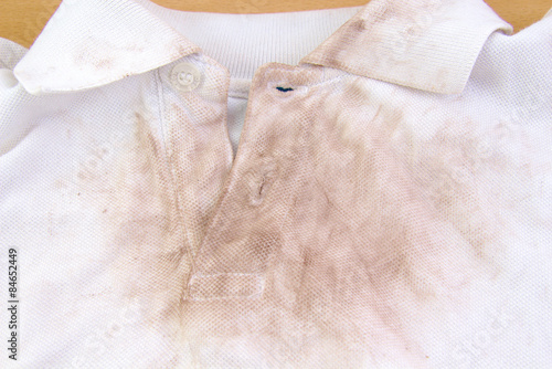 Very dirty white shirt