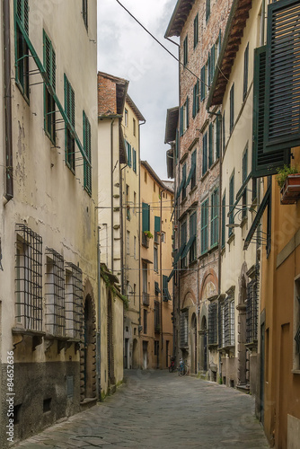 street in Lucca  Italy