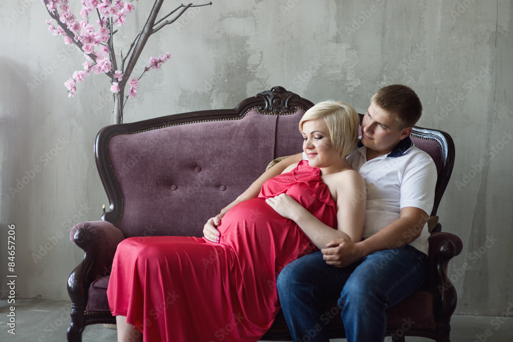 Obraz premium Pregnant couple