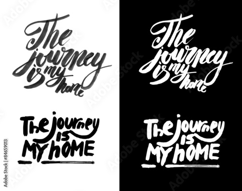 Vector handmade motivation quotes 