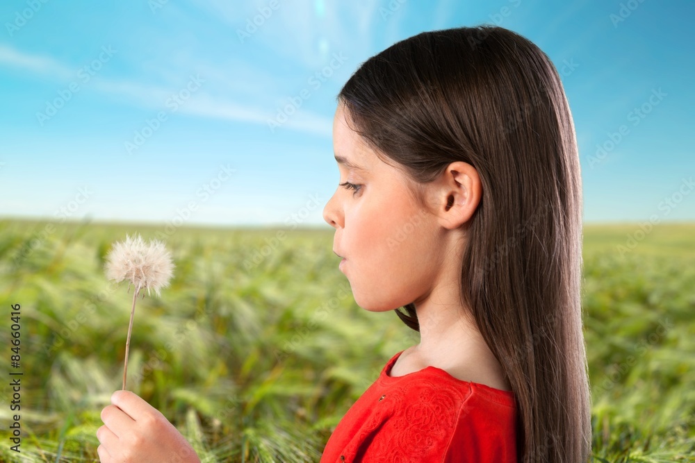Child, People, Flower.