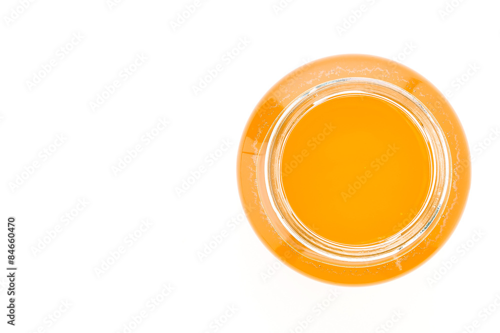 Honey jar isolated on white background Honey jar isolated on white background