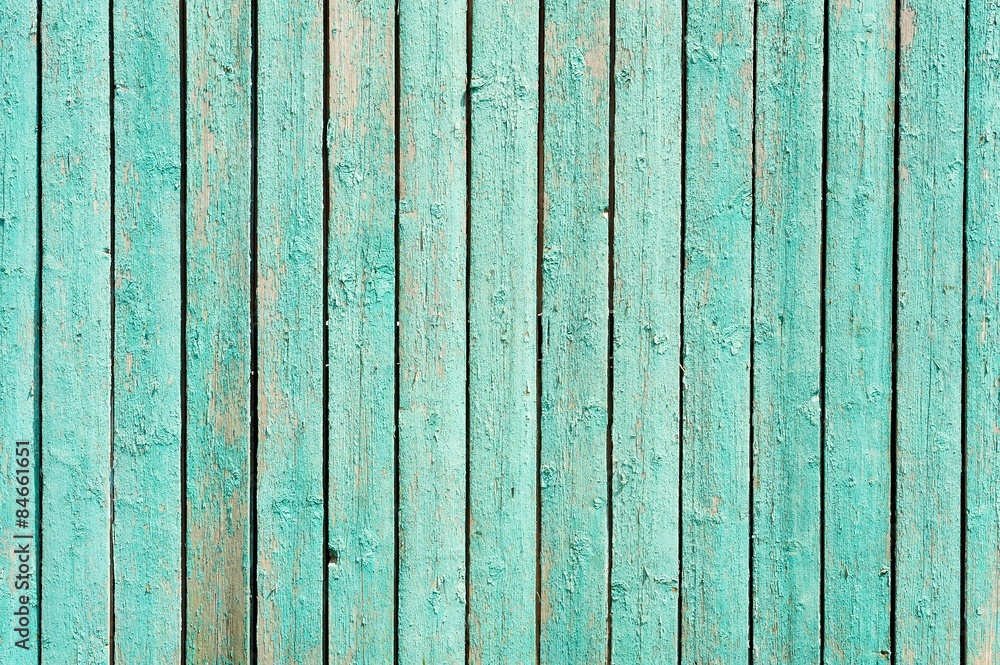 Green wooden fence background Green wooden fence background