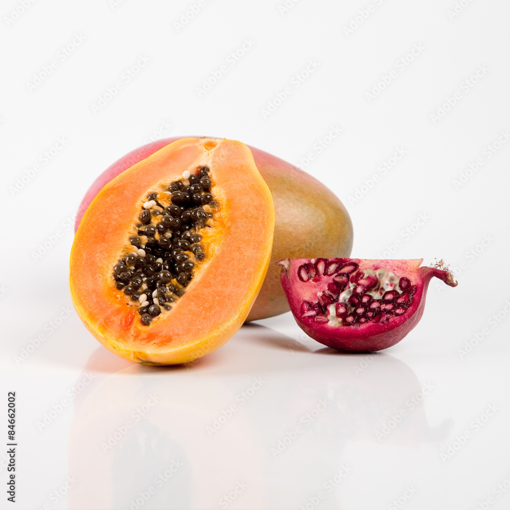 Papaja i granat.
