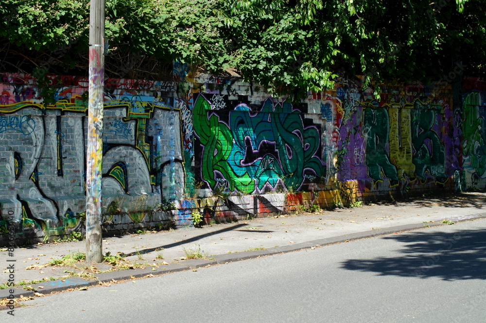 Graffiti Mauer