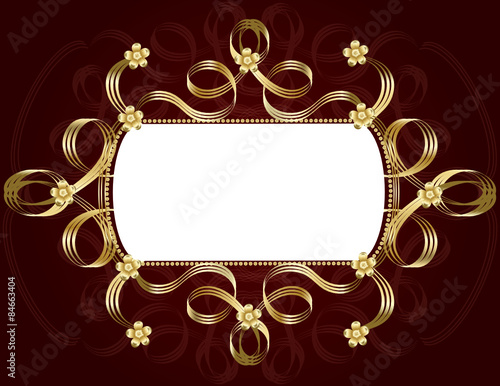 Goldener Rahmen