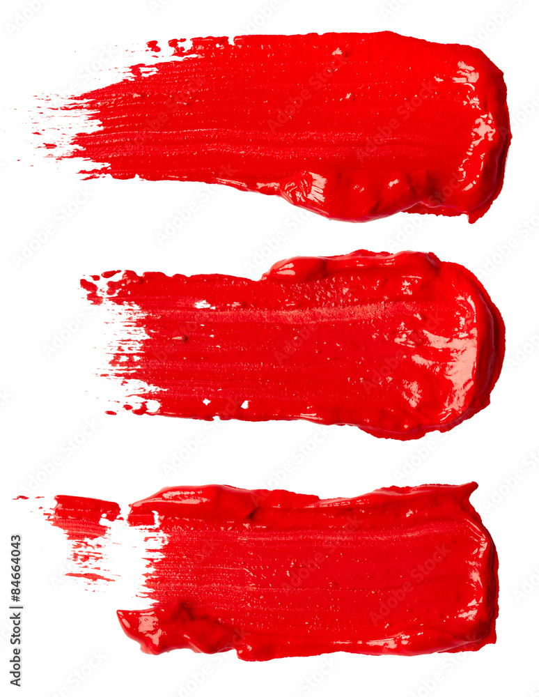 Naklejka premium Red paint