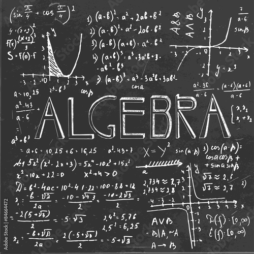 01 Algebra Formula Board photo