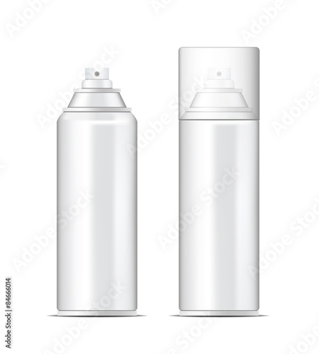 Vector hair sprey template illustration