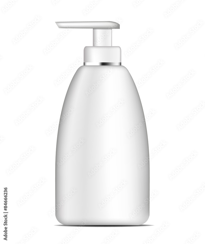 Vector realistic bottle template Vector realistic bottle template