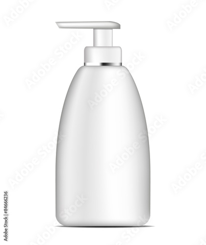 Vector realistic bottle template