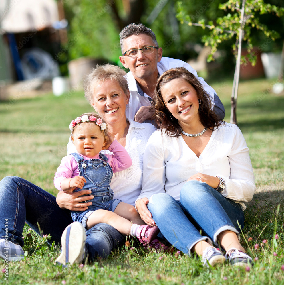 Fototapeta premium Familienportrait