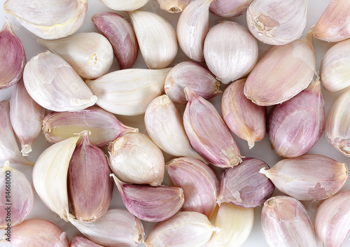 Close up garlic background