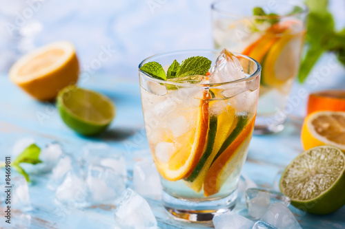  citrus water with mint