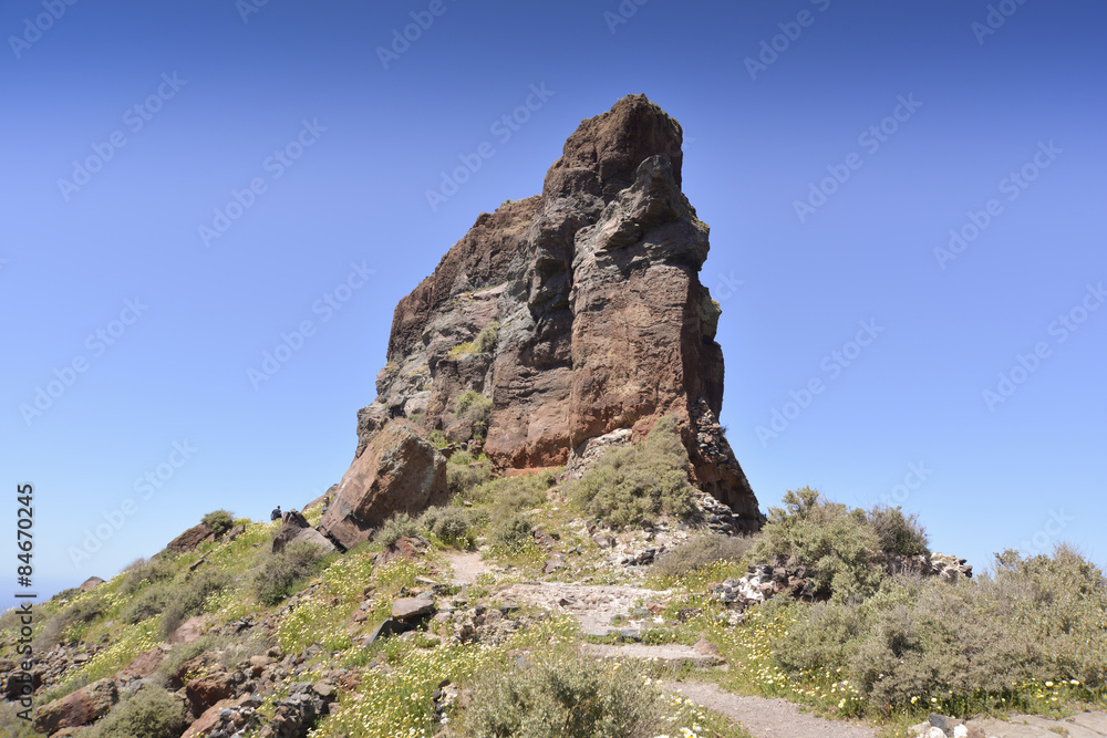 walk around rock at Imerovigli, Santorini Greece