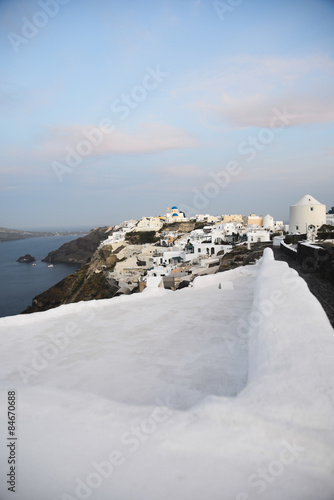 traditional village Oia  Santorini Greece