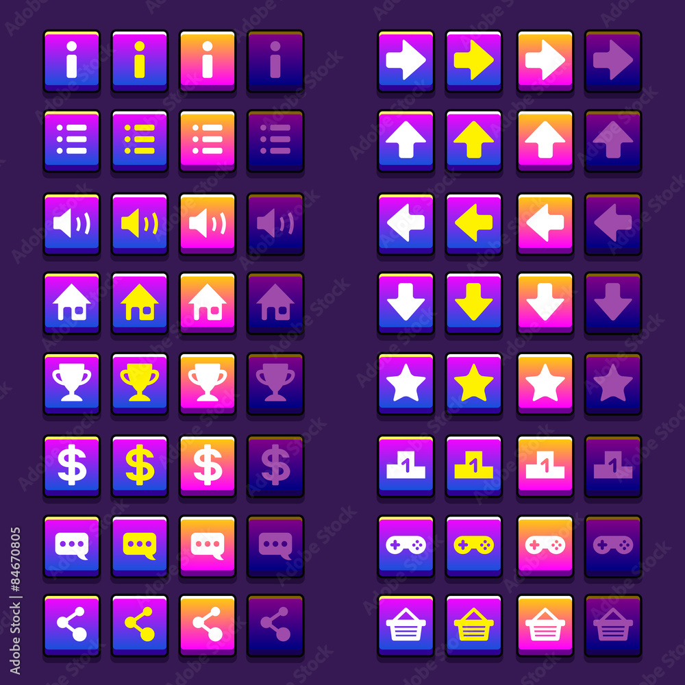 space game icons buttons icons, interface, ui space game icons buttons icons, interface, ui
