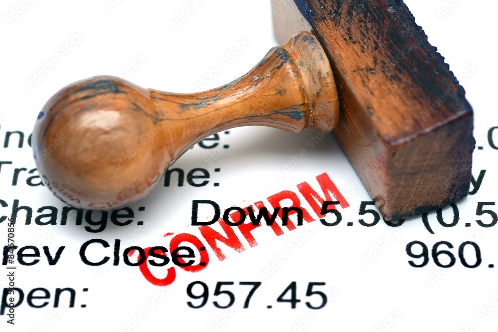 Financial report - confirm Financial report - confirm