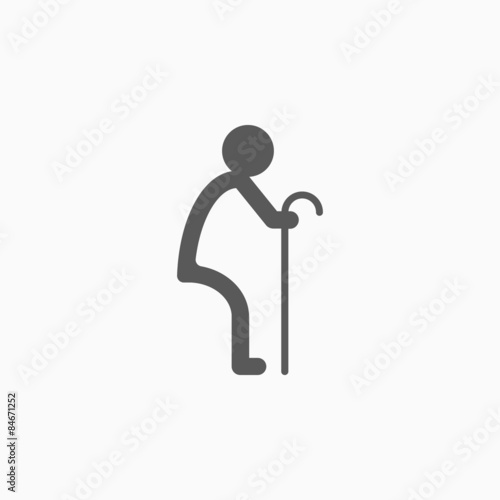 elderly people icon
