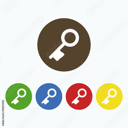 Simple key icon.