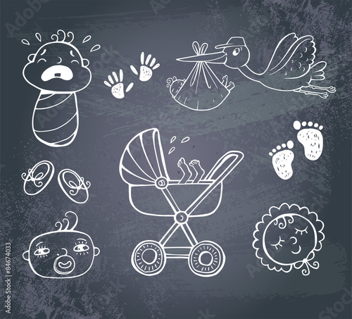Infant Icon set 