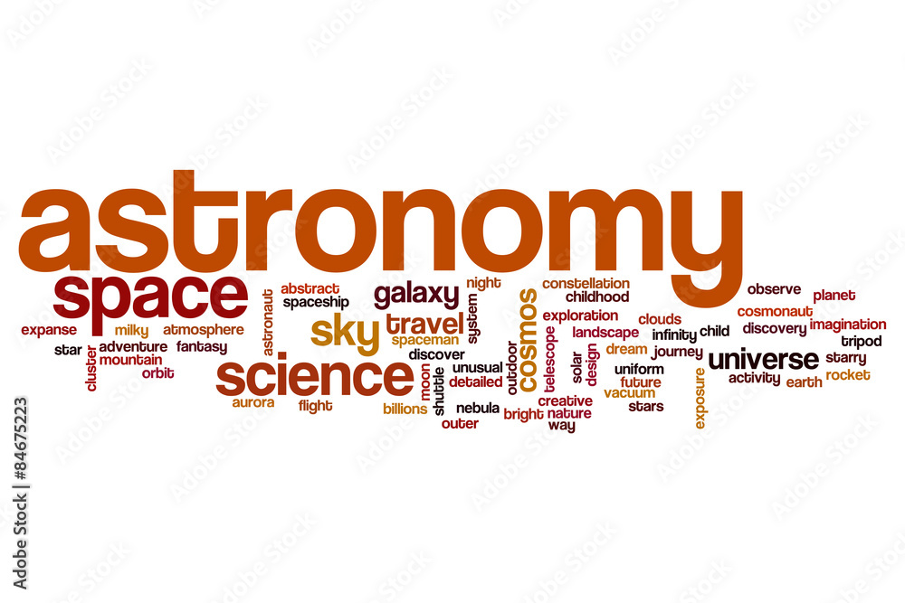 Astronomy Word Designs