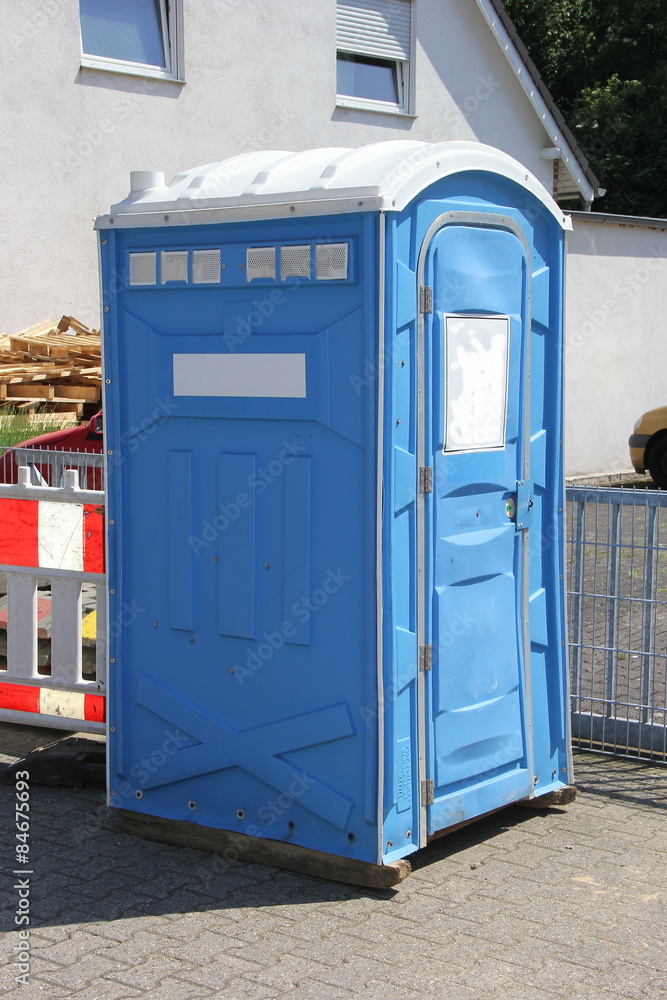 Mobile Toilette StockFoto Adobe Stock
