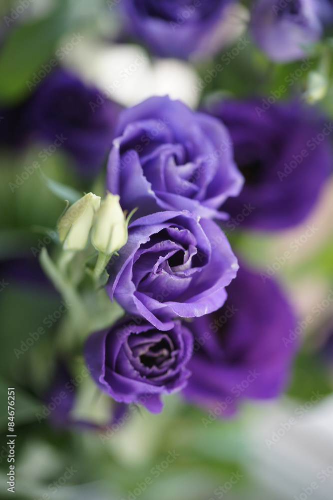 Букет эустомы