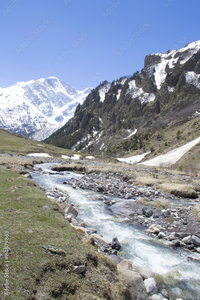 glacier Seven and mount Cheget