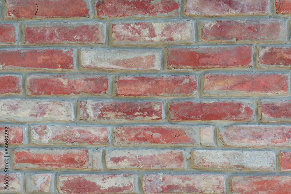 Obraz premium Texture. Brick. Wall. A background with attritions and cracks