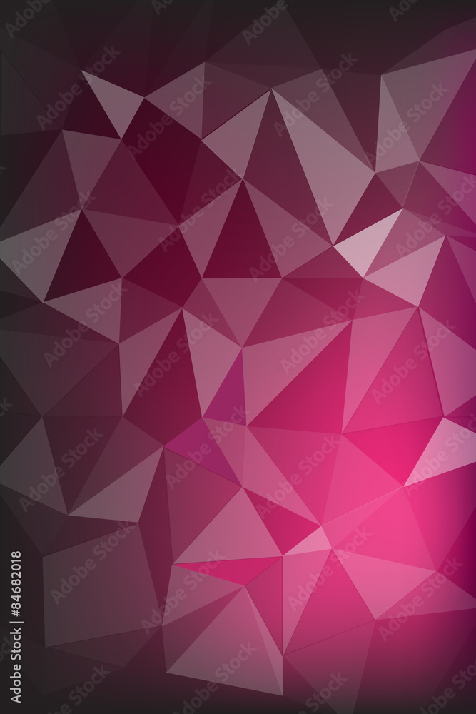 Obraz premium Vector Abstract low poly background