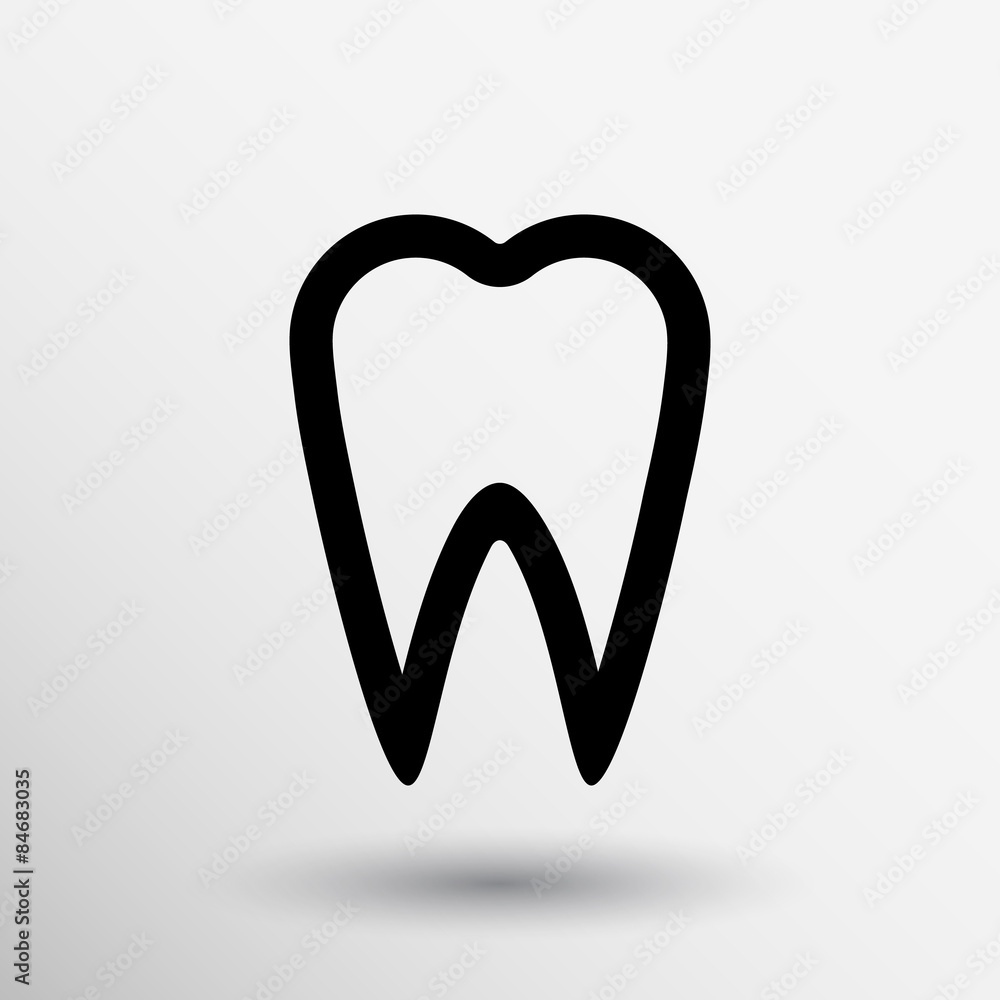 icon toothache vector sign line clinic symbol whitening icon toothache vector sign line clinic symbol whitening