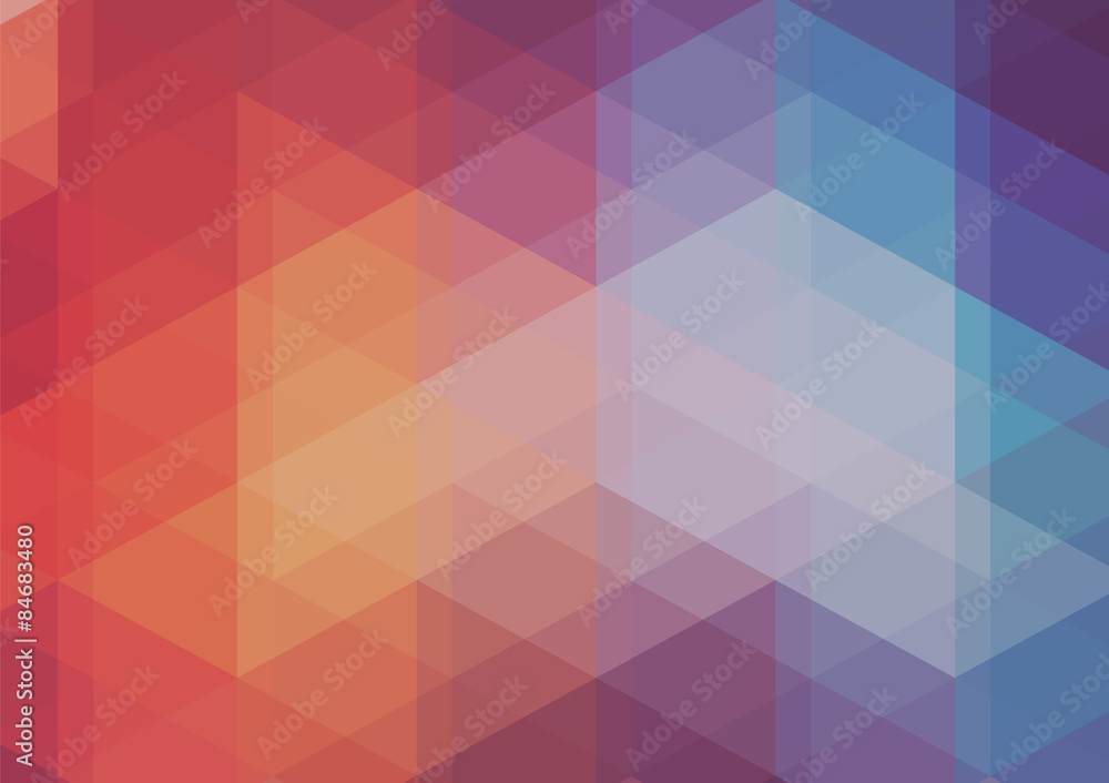 Obraz premium Abstract 2D mosaic triangle background