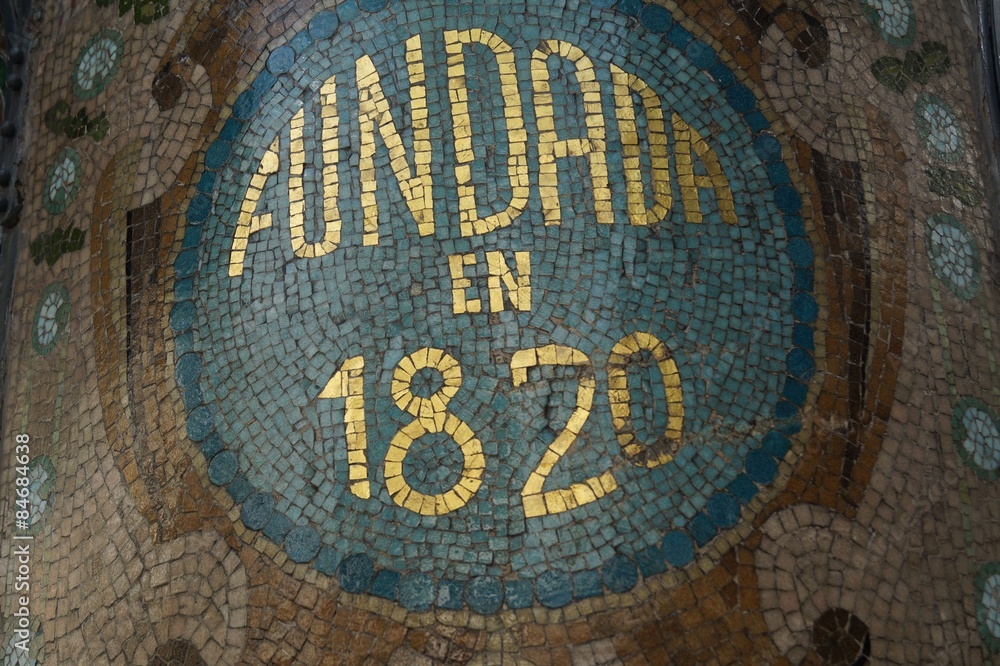 plaque émaillée Barcelone