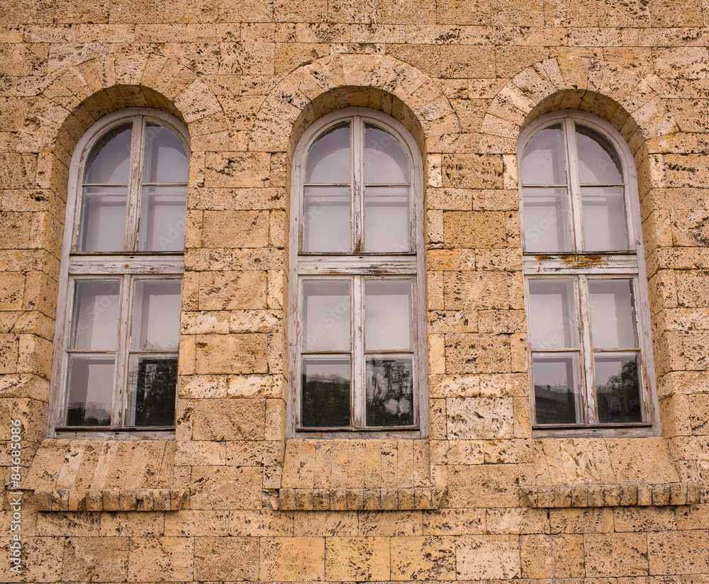 Windows of the old house