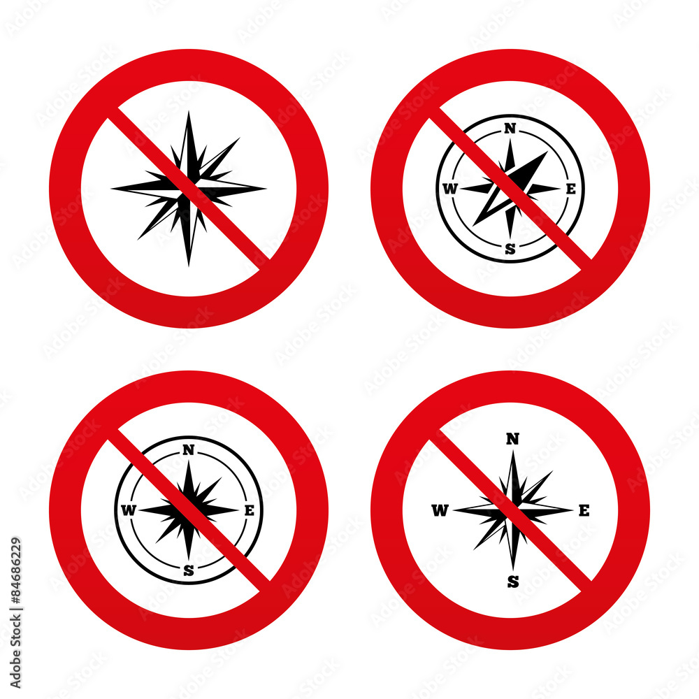 Windrose navigation icons. Compass symbols. Windrose navigation icons. Compass symbols.