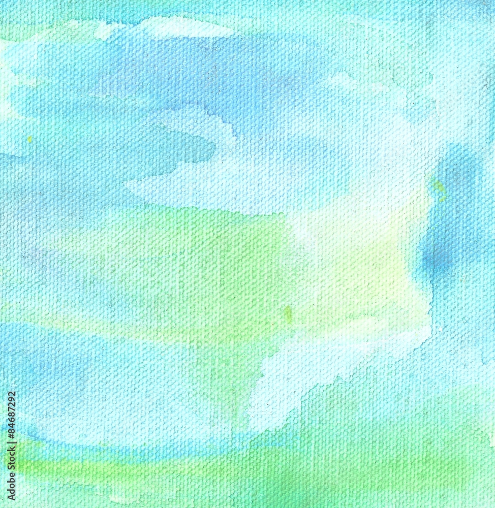 Fototapeta premium blue watercolor background abstraction