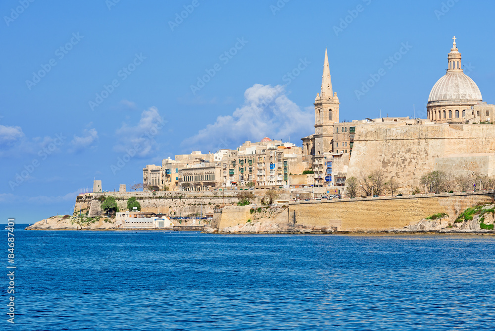 Valletta skyline Malta
