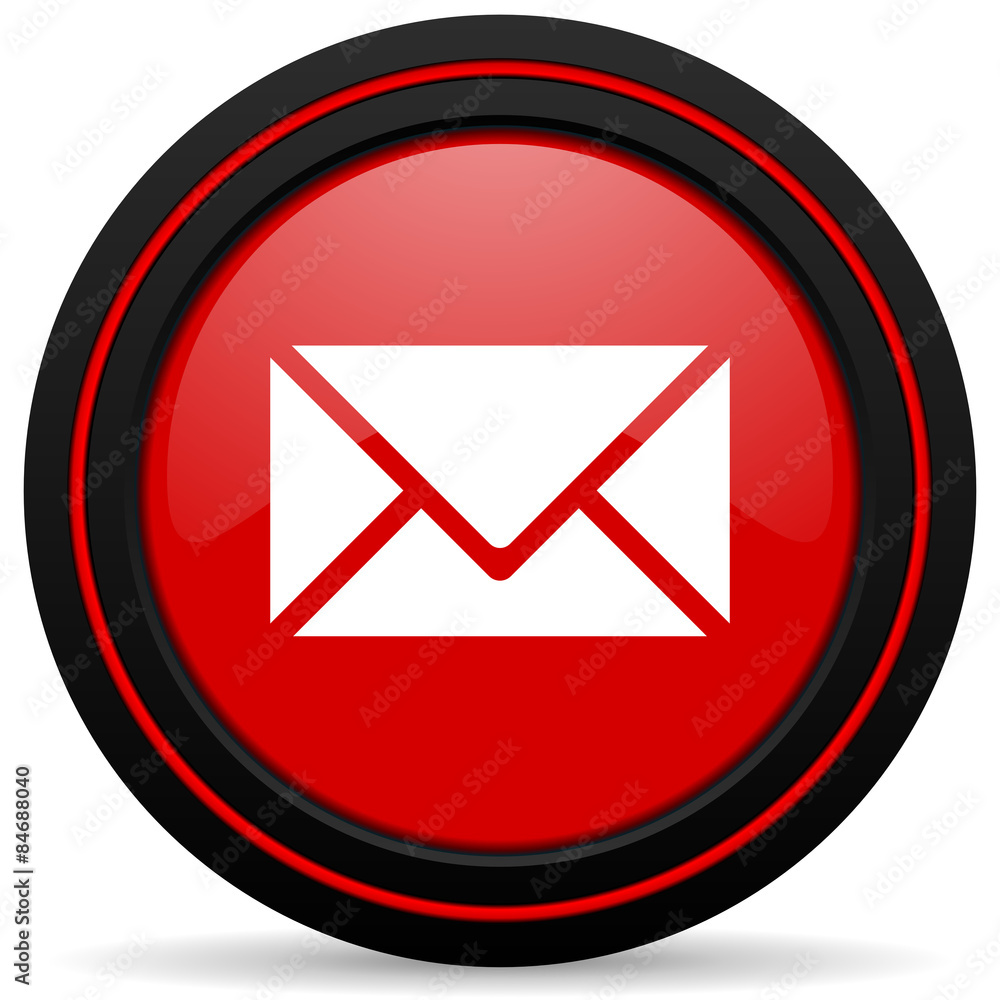 email red glossy web icon email red glossy web icon