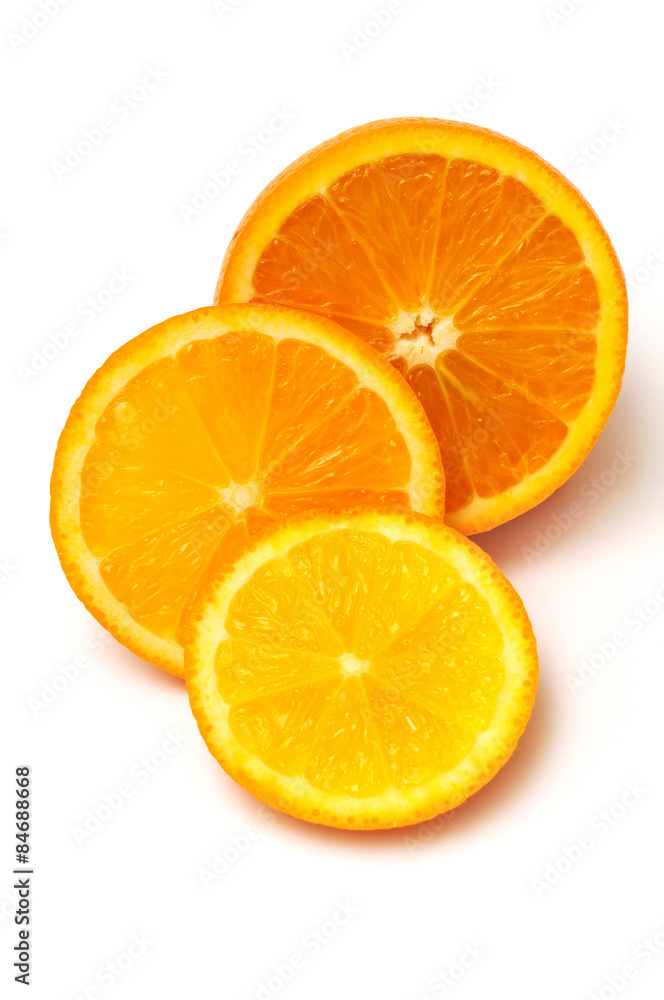 Whole orange fruit