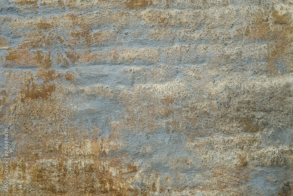 Fototapeta premium Old golden brick wall background or texture