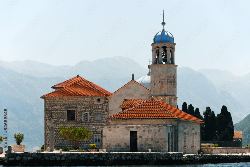 Our Lady of the Rocks in Bay of Kotor, Montenegro