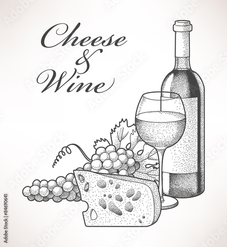 Cheese and wine
